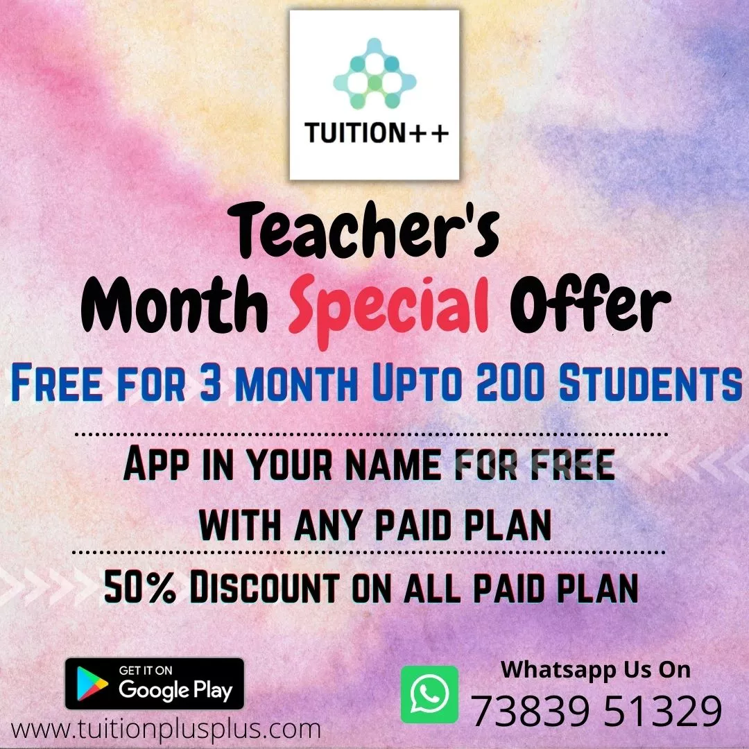 Teacher day special discount offer